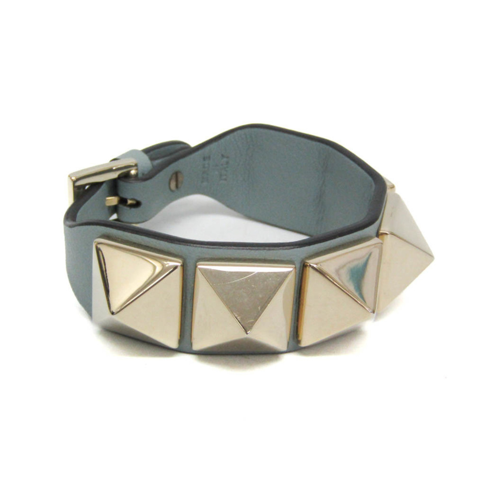 VALENTINO Blue Leather Charm Bracelet